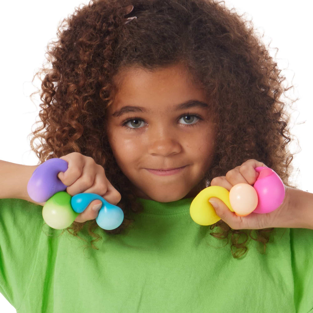 Malt-Gel Filled NeeDoh Rainboh | Reserve Autumn Pond - Classic NeeDoh Stress-Relieving Squishy Ball Detail