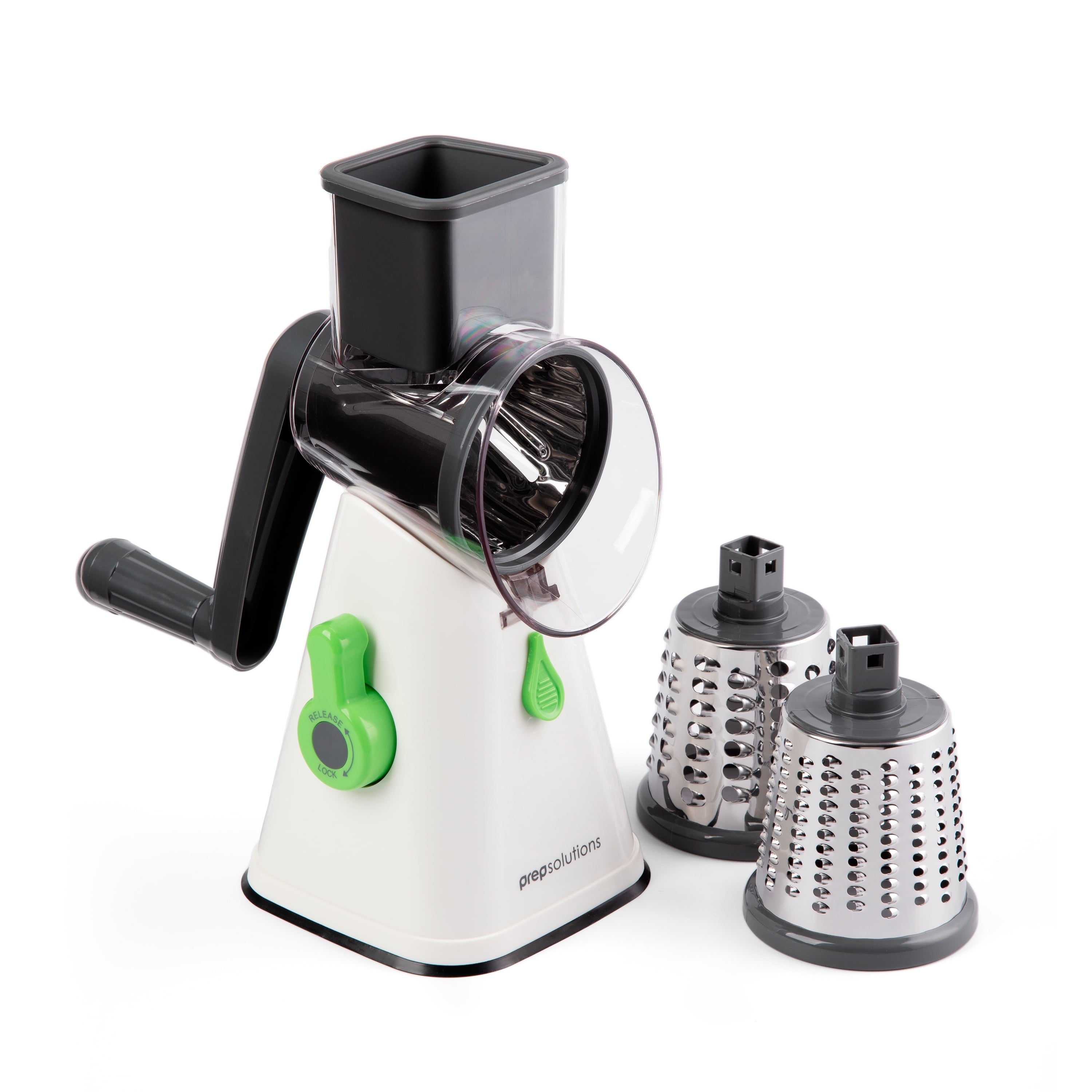 Ergonomic Manual Manual Rotary Grater & Slicer - Innovative Kitchen Helper for Modern Cooking - Default Title