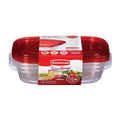 Sweet Treat Shaped alongs Divided Rectangular Food Storage Containers, 3.7 Cup, 3-Pack - Playful Star & Heart Shaped Geometric NeeDoh - Default Title