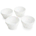 Premium Kitchen Reusable Non-Stick Silicone Baking Cups (12 Pack) - Standard Size - Confetti - Premium Stainless Steel Garlic Presser & Peeler - Default Title