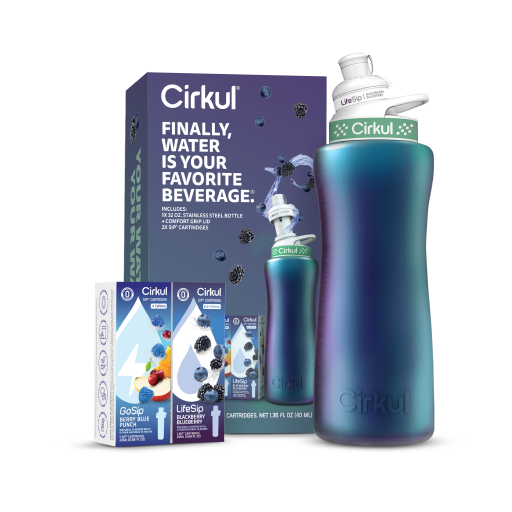 Deliciously Squishy 32oz. Chameleon Stainless Steel Bottle Starter Kit 95KR - Fun Food Fidget Cookie Squishable Toy Detail