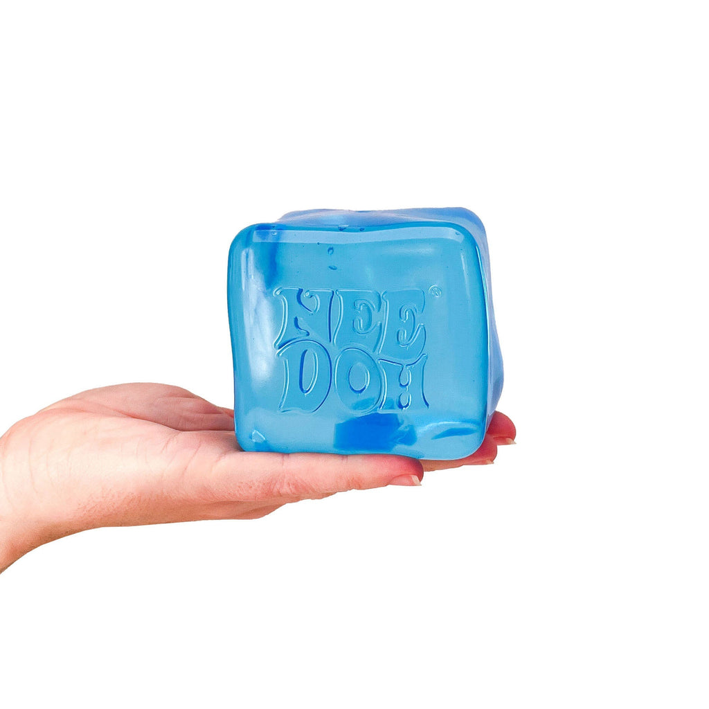 Squishable Nice Cube NeeDoh Nice Berg | Reserve Oak Hollow - 3-Piece Assorted Nice Cubes Pack for Fidgeting Detail