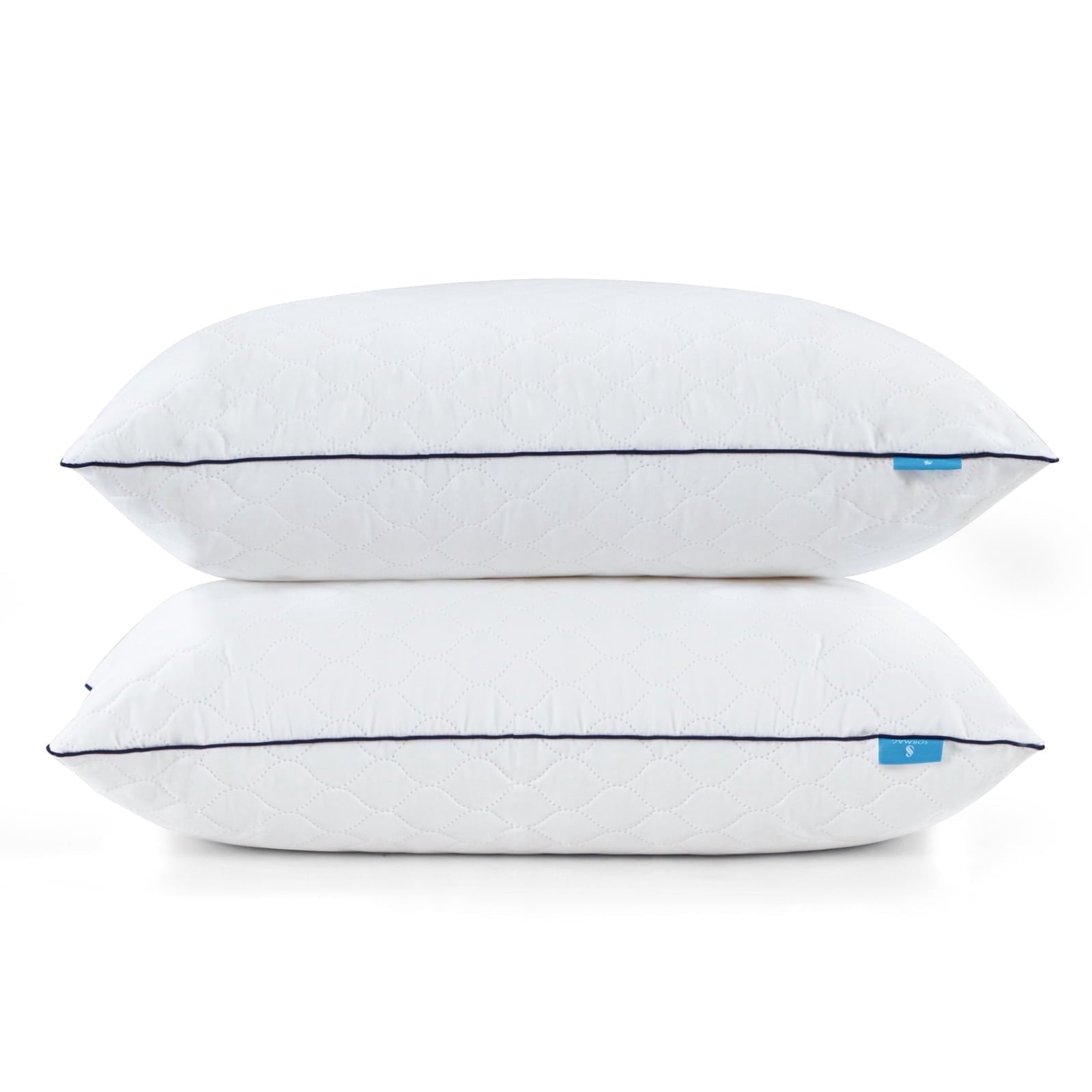 Hotel Collection Bed Pillows for Sleeping Queen Size 20" x 30" Hypoallergenic Pillow for Side and Back Sleeper Soft Supportive Hotel C... - Decorative Throw Pillow Cushion for Sofa & Bed - Default Title