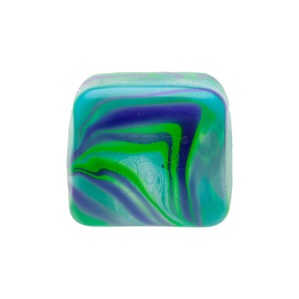 Translucent Jelly NeeDoh Nice Cube Swirl | Select Golden Pond - Nice Cubes Clear Satisfying Crunch Stress Toy - Surprise Me! (Random Color)
