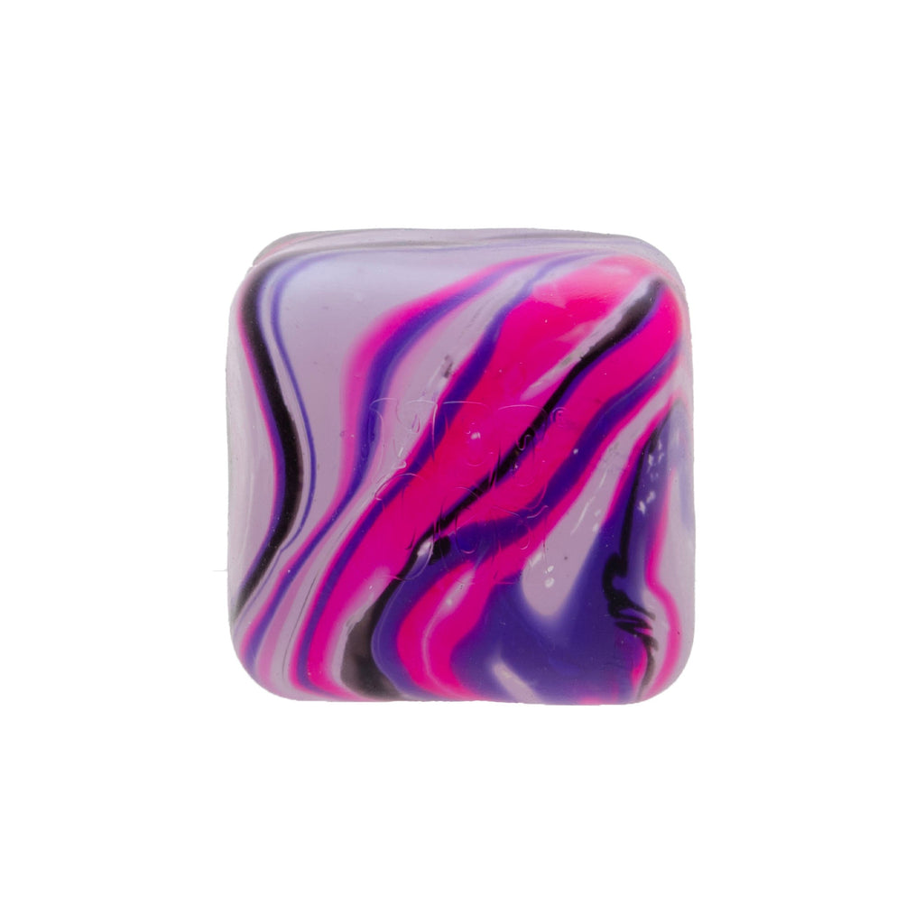Translucent Jelly NeeDoh Nice Cube Swirl | Select Golden Pond - Nice Cubes Clear Satisfying Crunch Stress Toy Detail