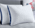 Hotel Collection King Size Pillows Set of 2 - Cooling Hotel Luxury Bed Pillows for Sleeping 2 Pack, Supportive Breathable Down Alterna... - Ergonomic Memory Foam Pillow for Neck Pain Support - Default Title