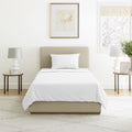 Premium Egyptian Cotton Set- 3 Piece Bed Linens-Fitted & Flat s, Plus A Pillowcase-Wrinkle, Stain & Fade Resistant (Twin, White) - Luxury Bed Sheet Set with Deep Pockets - Default Title