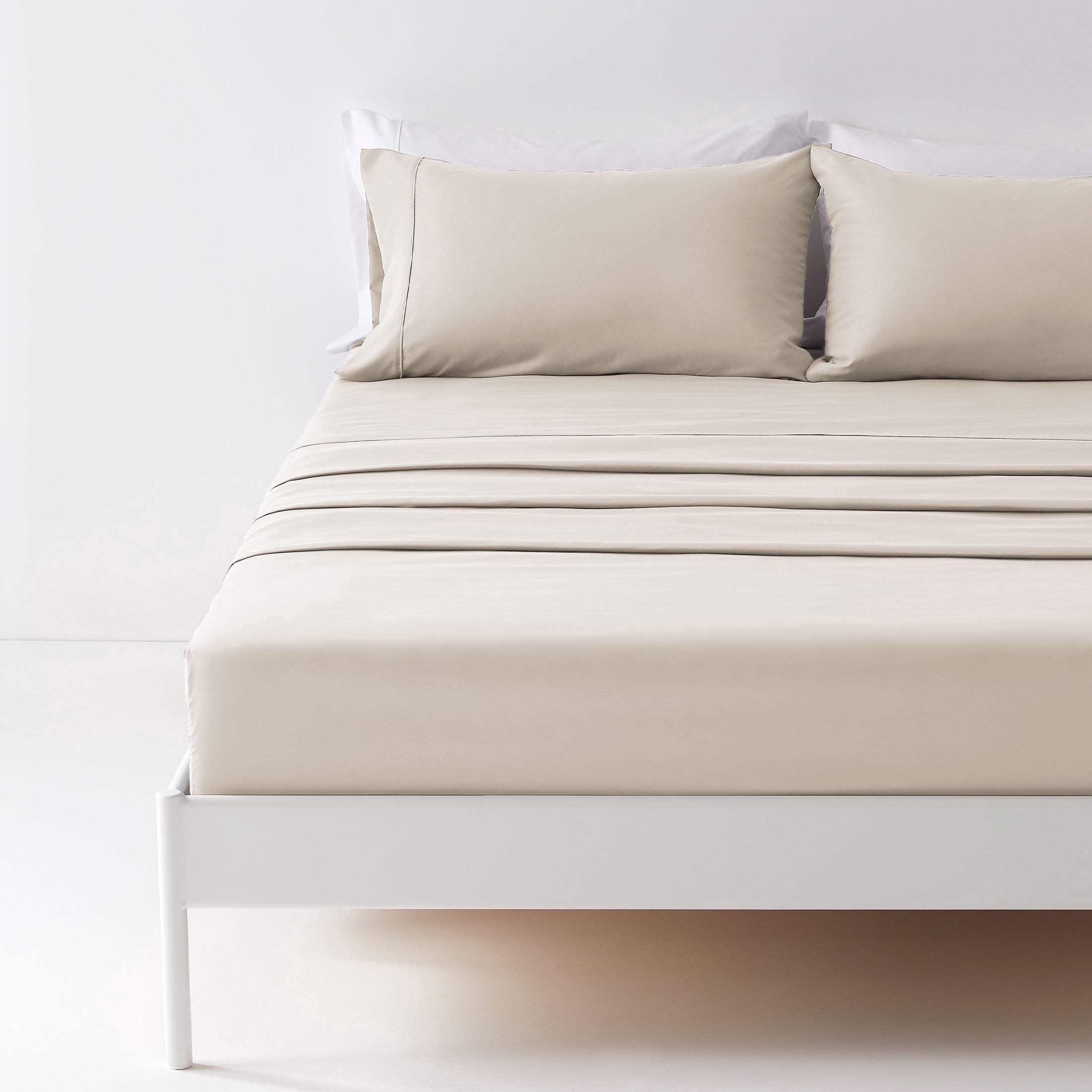 Breathable Luxury Bed Sheet Sets,Ultra Soft Breathable Luxury 4 Piece, (Beige, Queen) - Breathable Egyptian Cotton Flat & Fitted Sheets - Default Title