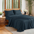 Ultra-Soft 100% Organic Luxurious Bamboo Sheets, Queen Sheet Set 4-Piece with 16" Deep Pocket, Silky Smooth Luxury Bed Sheets, N... - Premium Ultra-Soft Pillowcase Pair for Sleeping - Default Title
