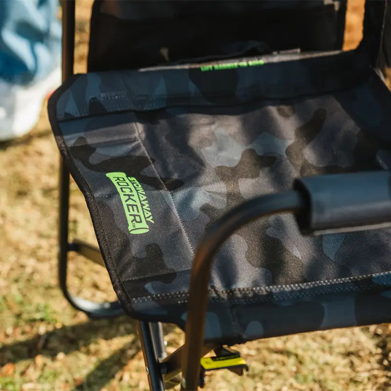 Smooth Motion Stowaway Rocker - Choice 794 - Heavy-Duty Kickback Rocker with Beverage Holder Detail