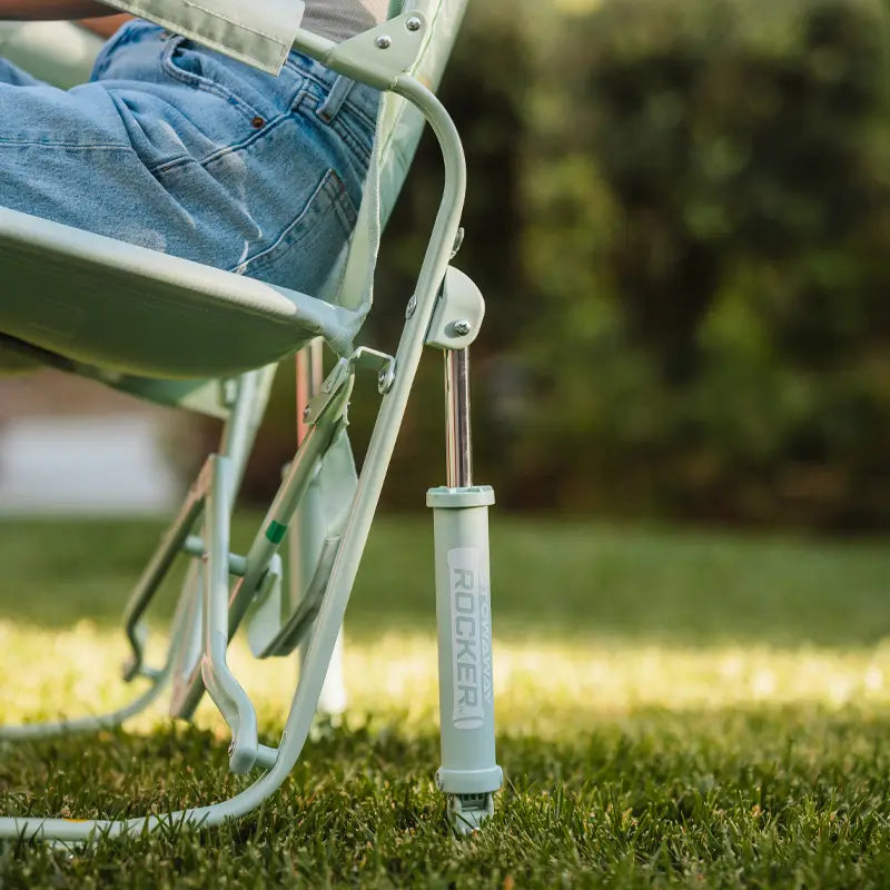 Smooth Motion Stowaway Rocker - Choice 794 - Heavy-Duty Kickback Rocker with Beverage Holder Detail