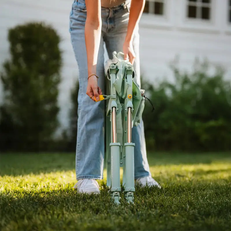 Smooth Motion Stowaway Rocker - Choice 794 - Heavy-Duty Kickback Rocker with Beverage Holder Detail