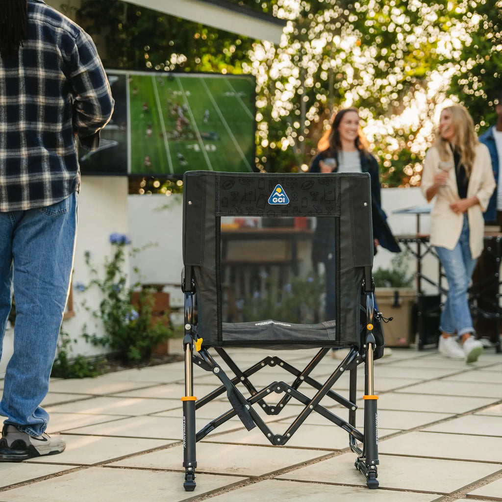 Smooth Motion Stowaway Rocker - Choice 794 - Heavy-Duty Kickback Rocker with Beverage Holder Detail