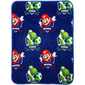 Lightweight Warm Galaxy Movie Kids Blue Print Fleece Throw Blanket, 46 x 60 - Luxury Knitted Decorative Throw Blanket with Fringes - Default Title