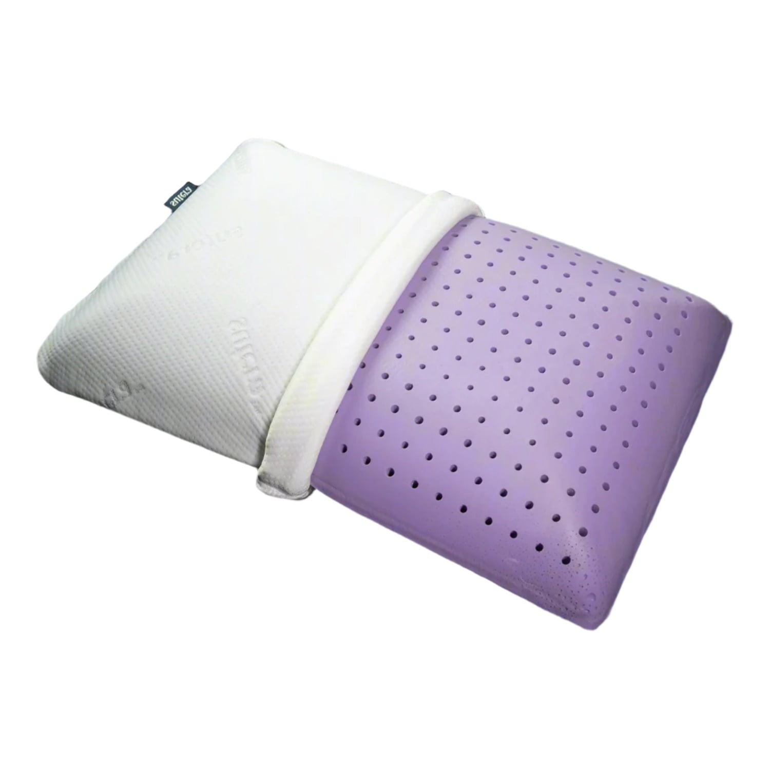 Orthopedic Support Plush Zen Bed Pillow, Lavender Scented Cooling Adaptive Memory Foam Queen - Hotel Quality Plush Sleeping Pillows - Default Title
