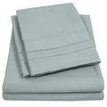 Premium Egyptian Cotton 1800 Series Classic 4-Piece 1800 Thread Count 100 GSM Bed Sheet, Queen - Cooling Hotel Quality Bedding Sheets and Pillowcases - Default Title