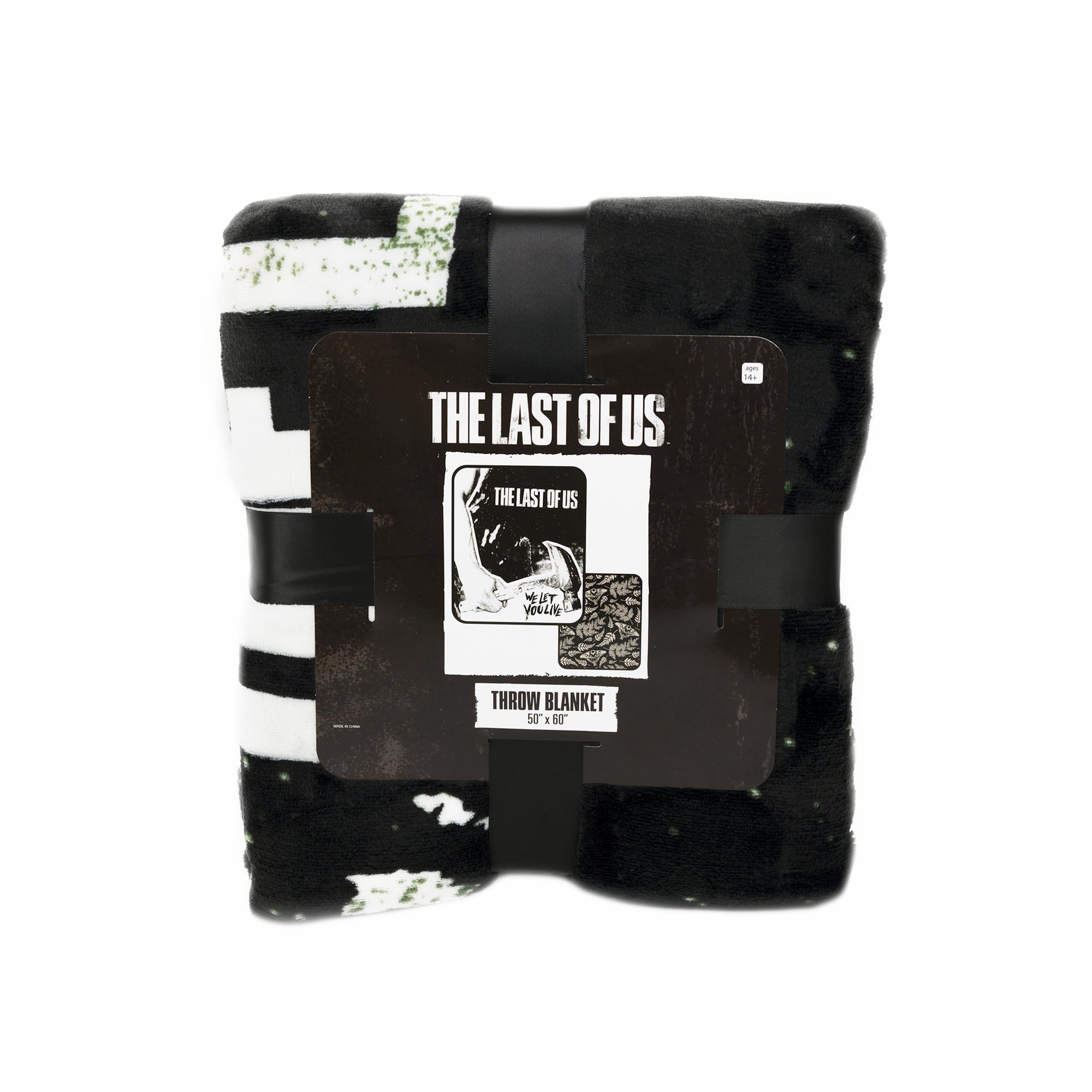 Reversible Sherpa Black and White Polyester Throw Blanket, 50" X 60" - Cozy Fleece Throw Blanket for Couch & Bed - Default Title