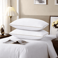 Ergonomic Memory Foam Down Feather Pillows for Bed 20 x 30 Inches Queen Size Set of 2, Medium Firm Luxury Cooling Hotel Collection Feather ... - Orthopedic Shredded Foam Bed Pillow Set - Default Title