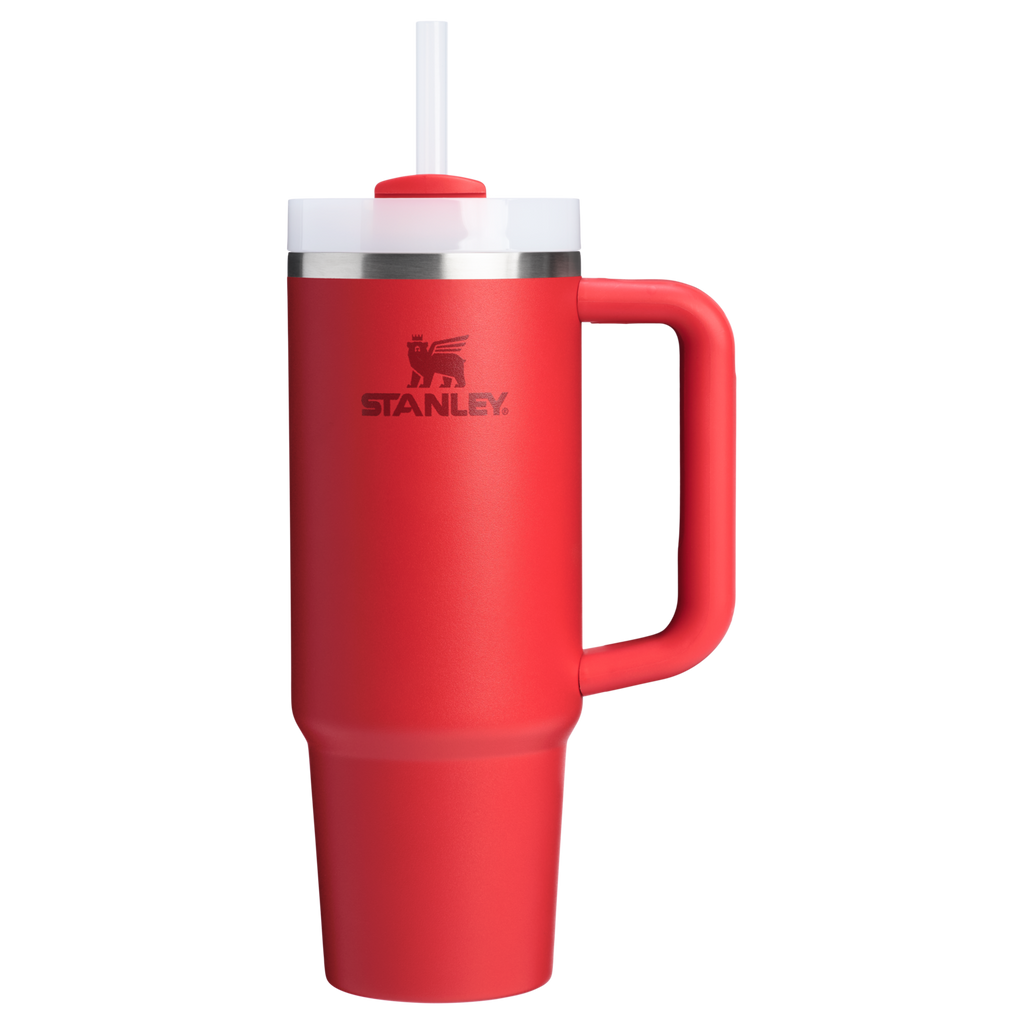 Splash-Resistant FlowState The Quencher H2.0 Flowstate Tumbler D051L - FlowState 3-Position Lid Insulated Travel Mug - Chili Red