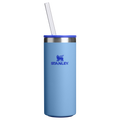 Leak-Proof Insulated The Everyday Slim Can Cooler Cup D065Q - Heavy-Duty Ice-Retention Food & Beverage Carrier - Blue Sky