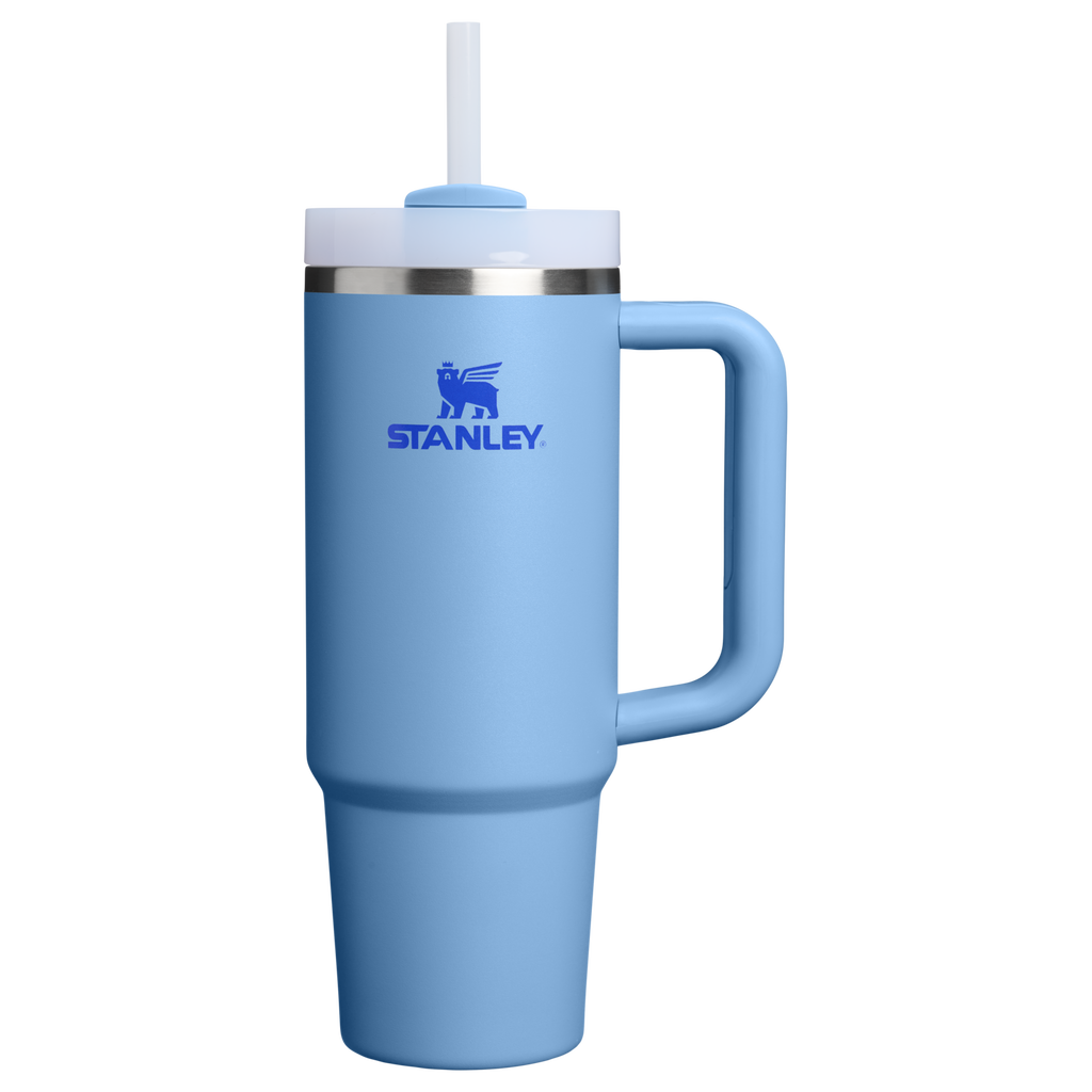 Splash-Resistant FlowState The Quencher H2.0 Flowstate Tumbler D051L - FlowState 3-Position Lid Insulated Travel Mug - Blue Sky