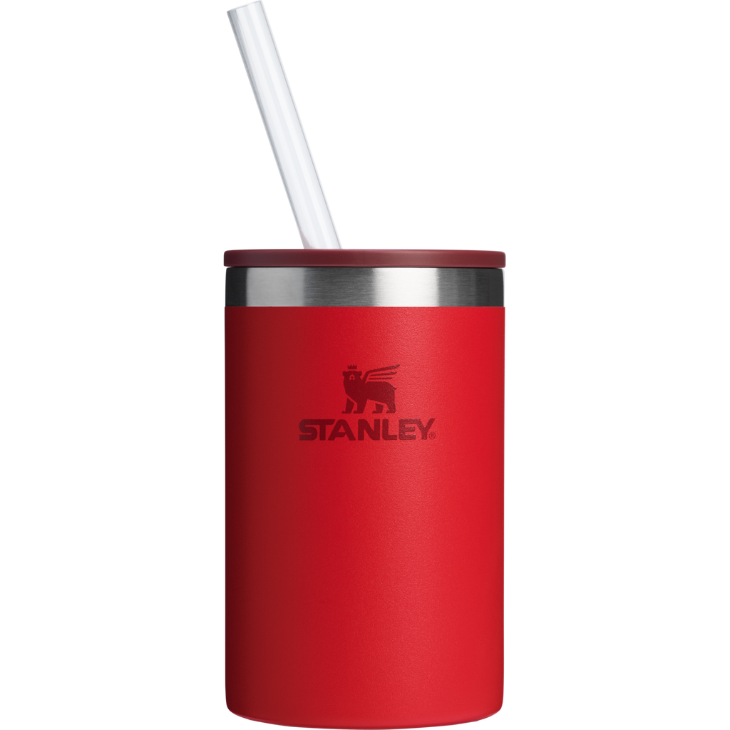Premium All-Weather The Everyday Can Cooler Cup D064R - Heavy-Duty Ice-Retention Food & Beverage Carrier - Chili Red