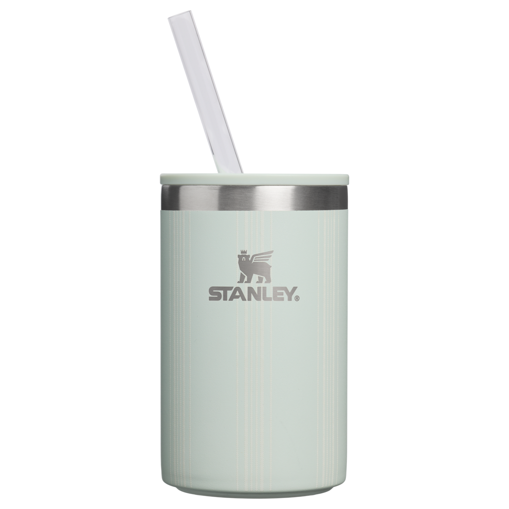 Portable Mini The Everyday Can Cooler Cup D353P - Compact All-Weather Soft-Sided Cooler Backpack - Mist Picnic Stripe