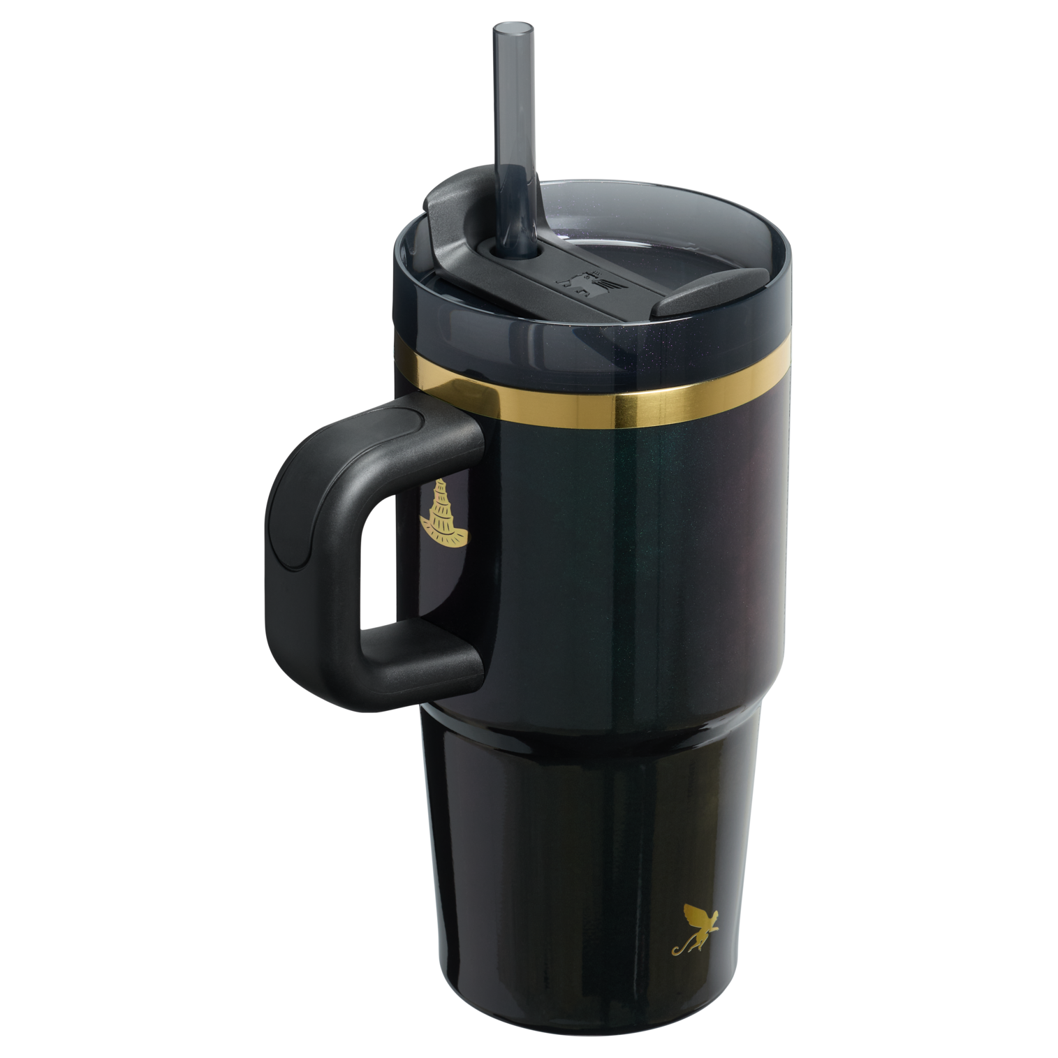 Splash-Resistant FlowState The Wicked for Good Quencher H2.0 Flowstate Tumbler D247R - FlowState 3-Position Lid Insulated Travel Mug Detail