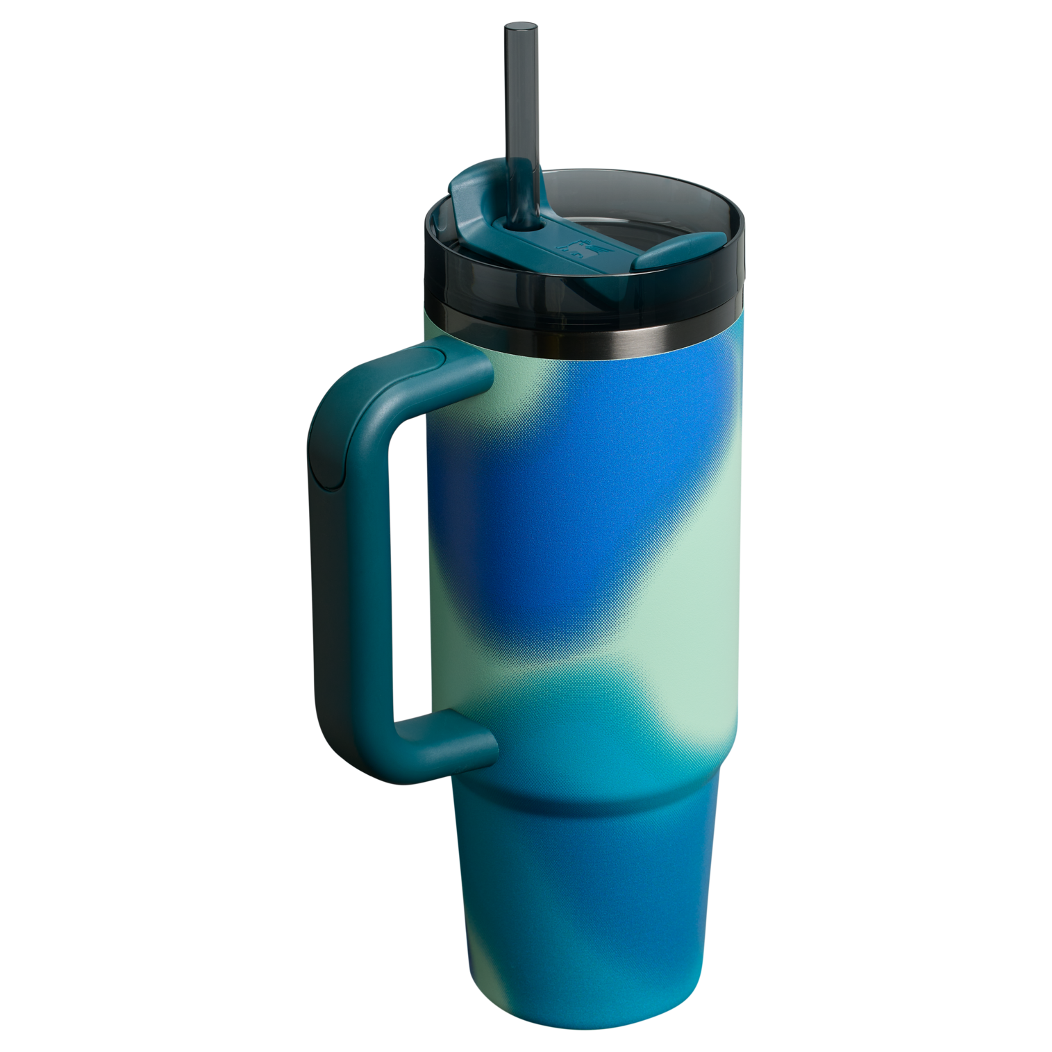Splash-Resistant FlowState The Quencher H2.0 Flowstate Tumbler D051L - FlowState 3-Position Lid Insulated Travel Mug Detail