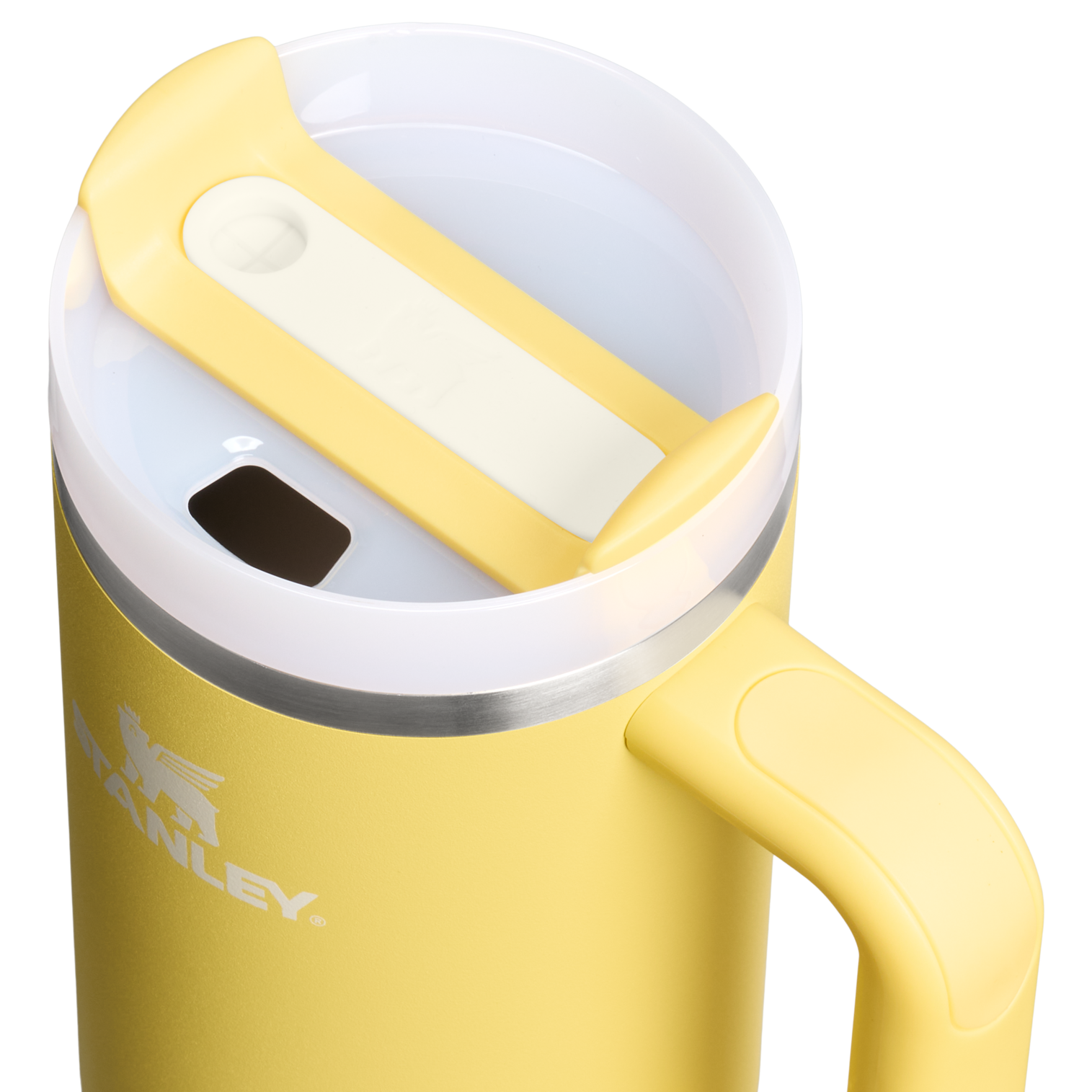 Splash-Resistant FlowState The Quencher H2.0 Flowstate Tumbler D051L - FlowState 3-Position Lid Insulated Travel Mug Detail