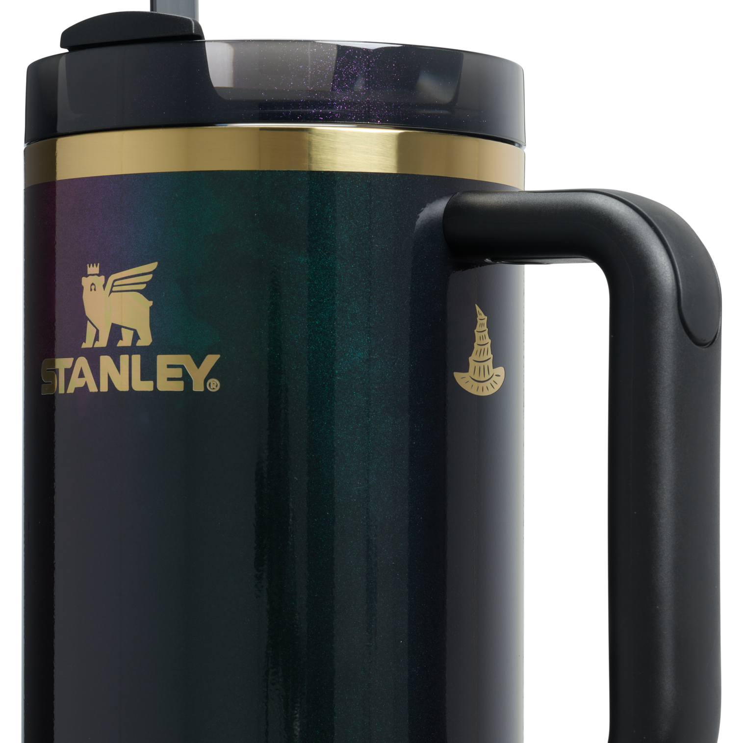 Insulated Travel The Wicked for Good Quencher H2.0 Flowstate Tumbler D245R - Double-Wall Vacuum Insulated Travel Tumbler with Straw Detail