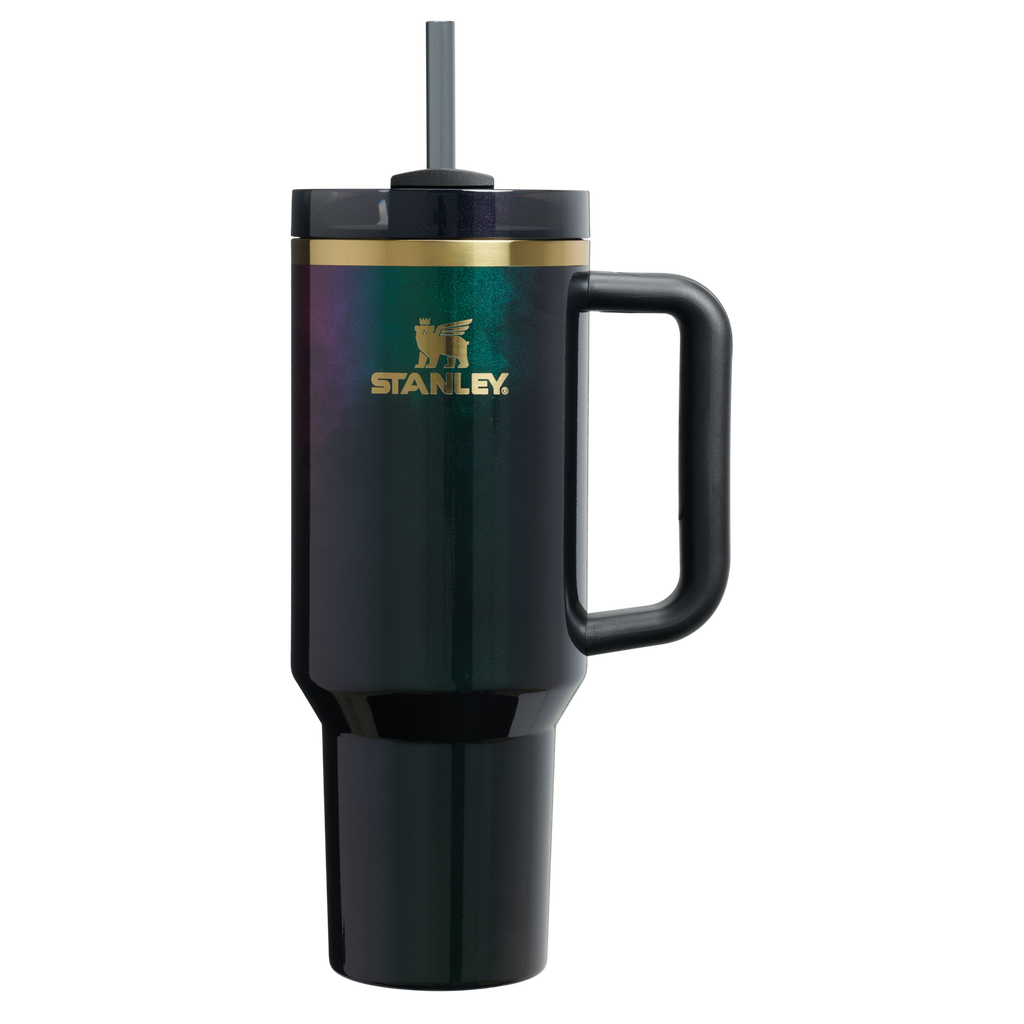 Insulated Travel The Wicked for Good Quencher H2.0 Flowstate Tumbler D245R - Double-Wall Vacuum Insulated Travel Tumbler with Straw - Elphaba For Good