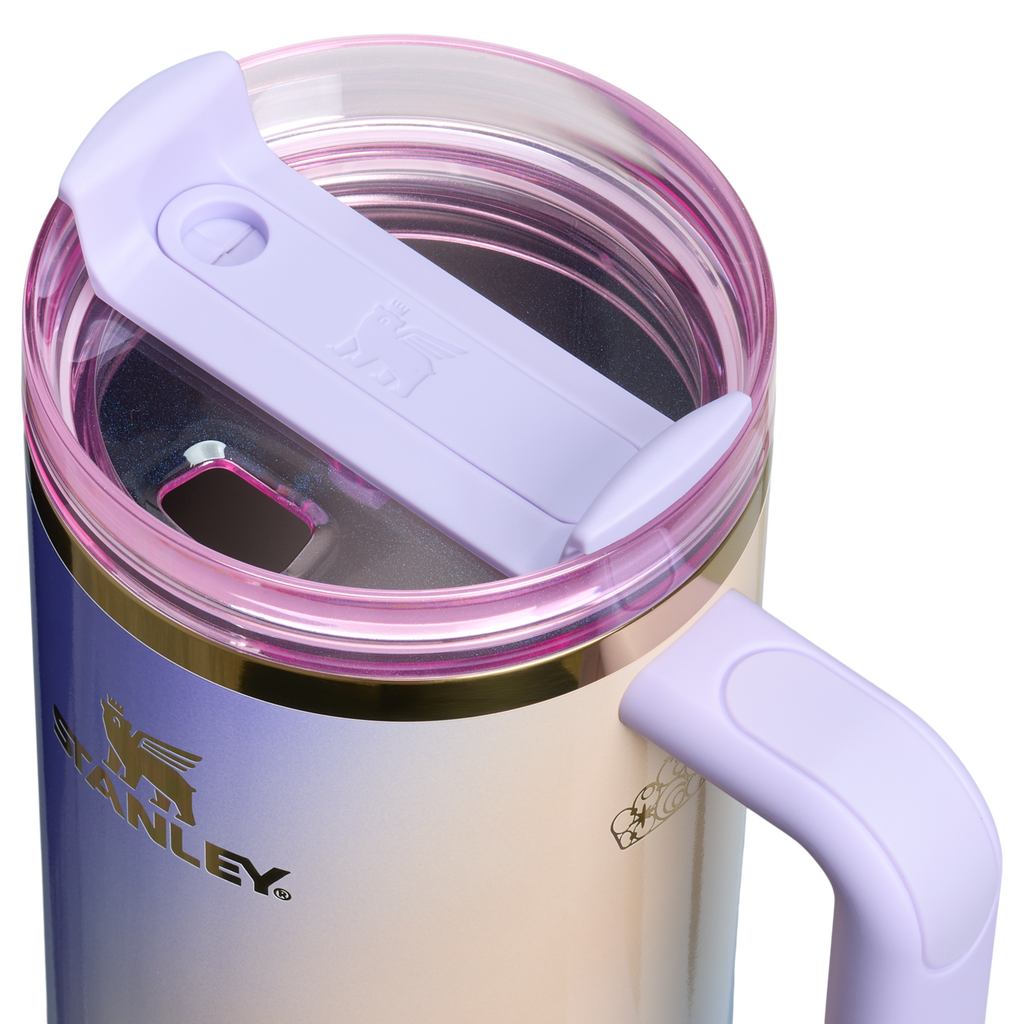 Insulated Travel The Wicked for Good Quencher H2.0 Flowstate Tumbler D245R - Double-Wall Vacuum Insulated Travel Tumbler with Straw Detail