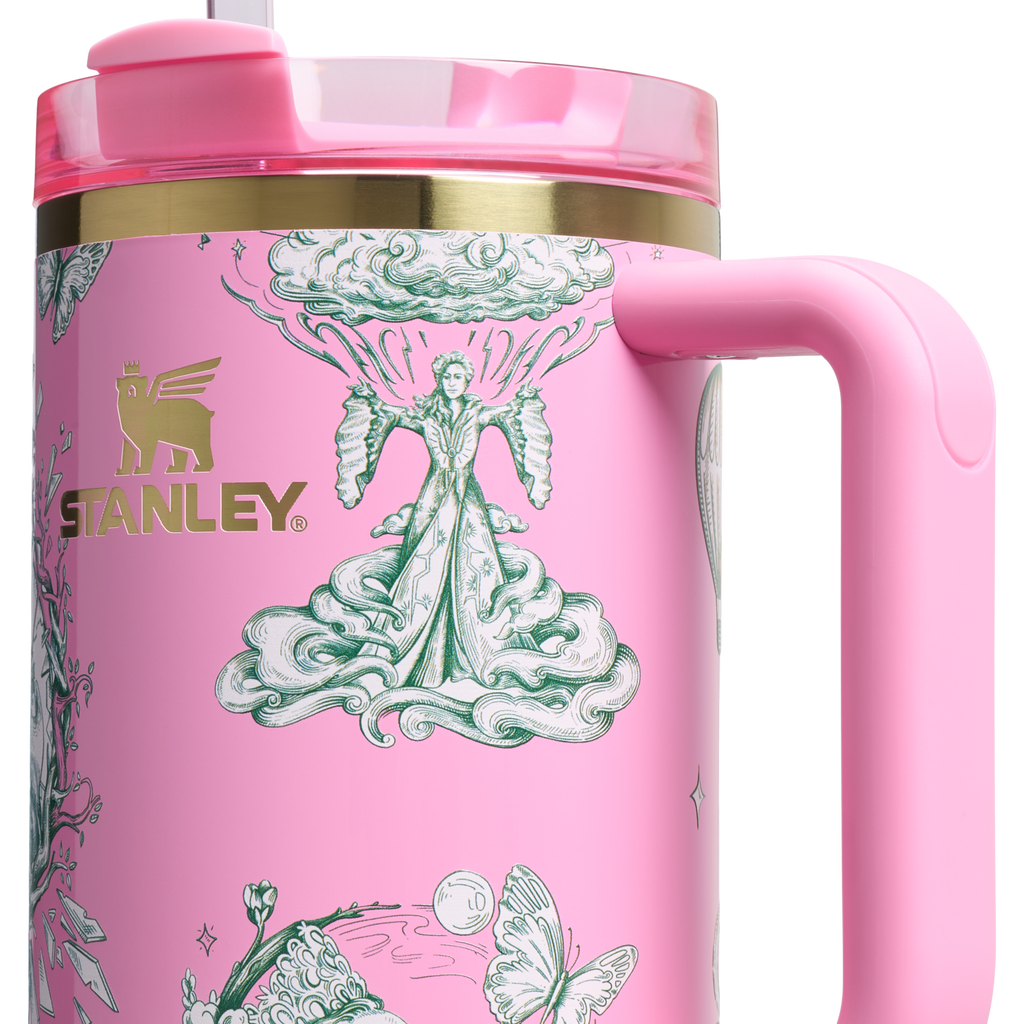 Insulated Travel The Wicked for Good Quencher H2.0 Flowstate Tumbler D245R - Double-Wall Vacuum Insulated Travel Tumbler with Straw Detail