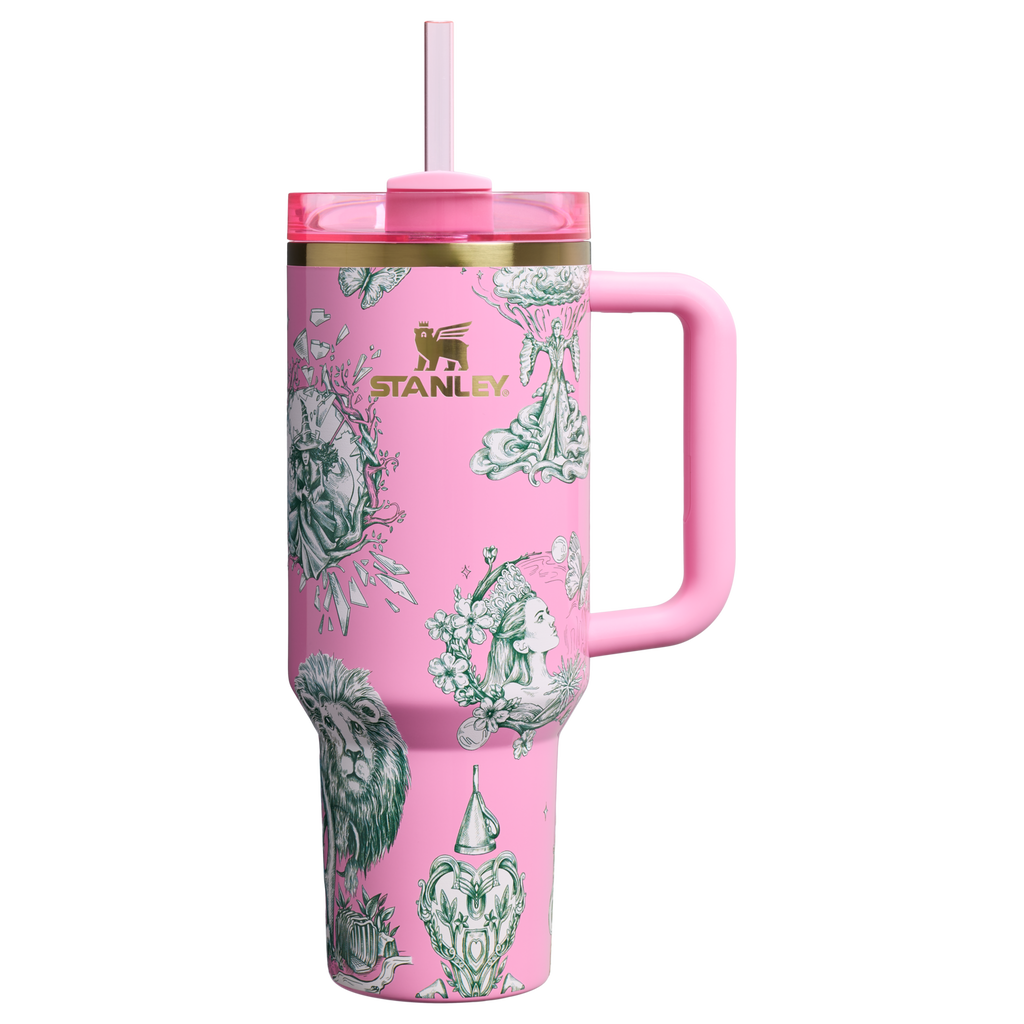 Insulated Travel The Wicked for Good Quencher H2.0 Flowstate Tumbler D245R - Double-Wall Vacuum Insulated Travel Tumbler with Straw - Ozian Reprise