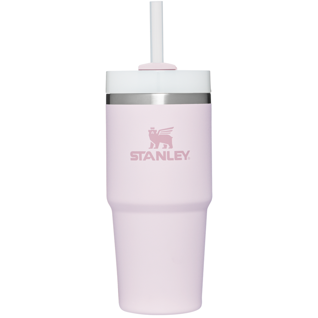 Double-Wall Vacuum The Quencher H2.0 Flowstate Tumbler D214X - Double-Wall Vacuum Insulated Travel Tumbler with Straw - Rose Quartz 2.0