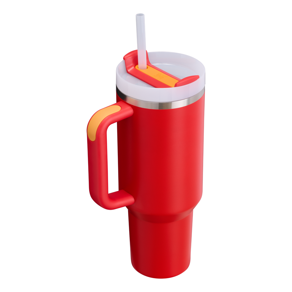 Insulated Travel The Quencher H2.0 Flowstate Tumbler  | Stanley Create D332L - Premium Stainless Steel Straw Cup for All-Day Hydration Detail