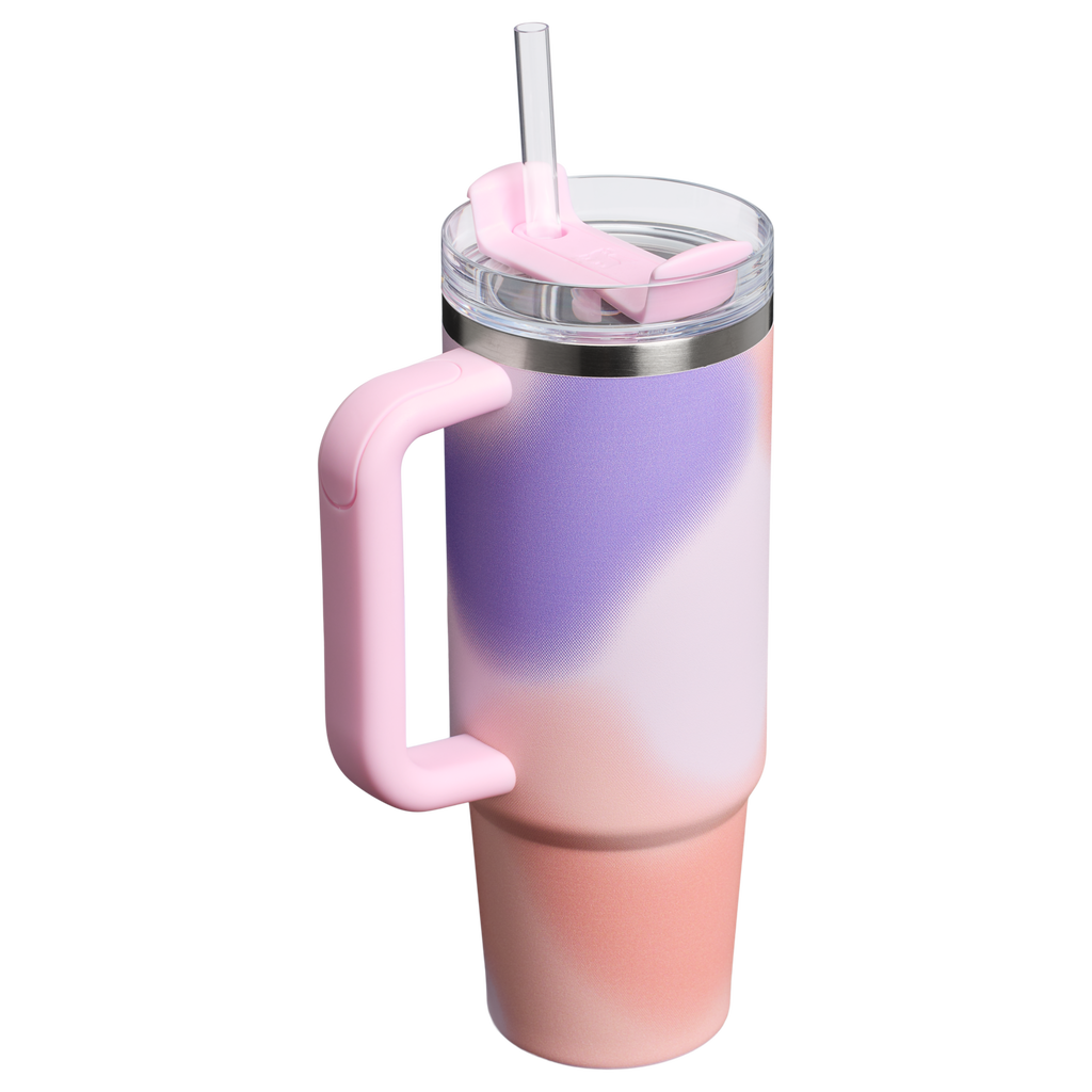 Splash-Resistant FlowState The Quencher H2.0 Flowstate Tumbler D051L - FlowState 3-Position Lid Insulated Travel Mug Detail
