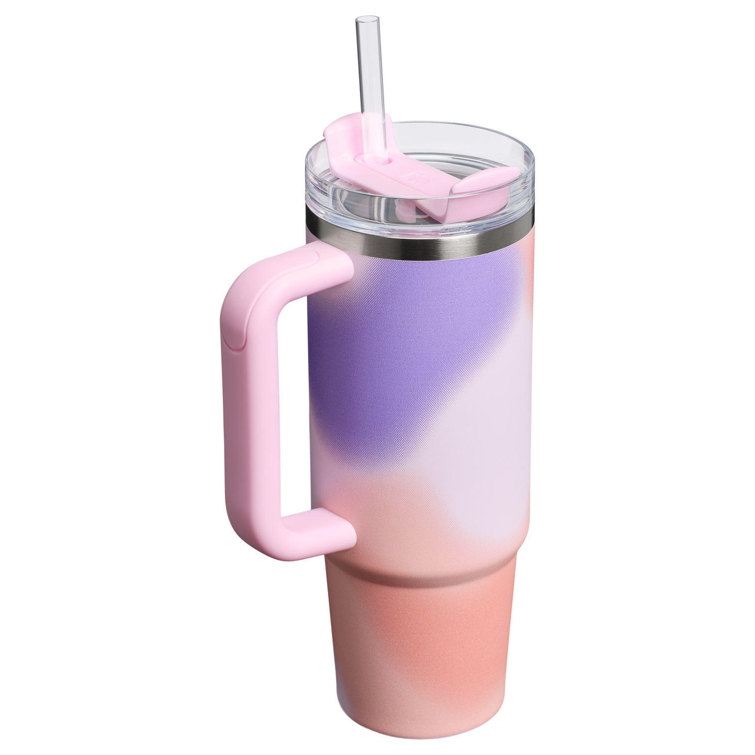 Splash-Resistant FlowState The Quencher H2.0 Flowstate Tumbler D051L - FlowState 3-Position Lid Insulated Travel Mug Detail