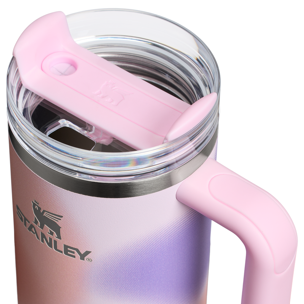 Splash-Resistant FlowState The Quencher H2.0 Flowstate Tumbler D051L - FlowState 3-Position Lid Insulated Travel Mug Detail