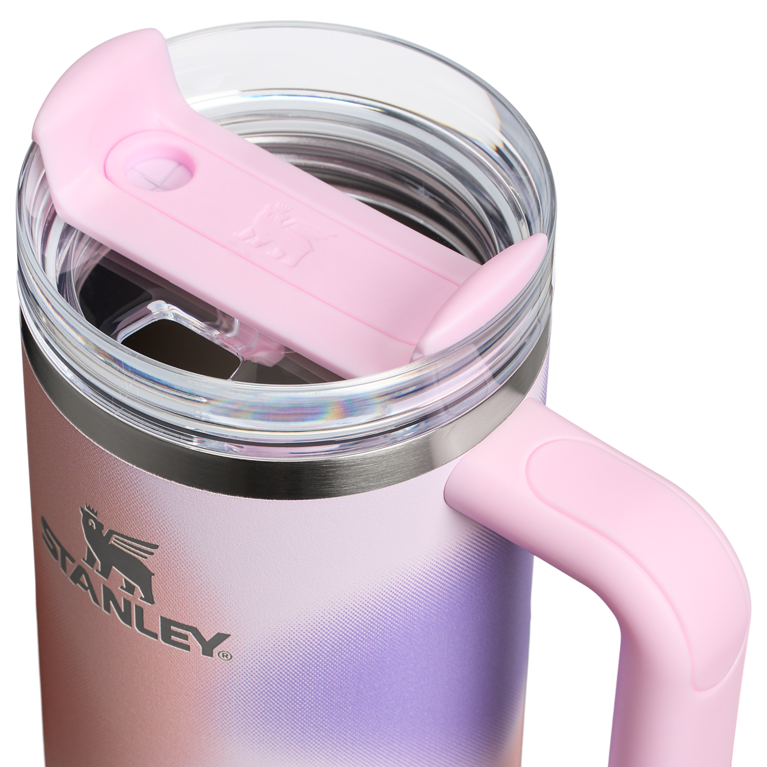 Splash-Resistant FlowState The Quencher H2.0 Flowstate Tumbler D051L - FlowState 3-Position Lid Insulated Travel Mug Detail