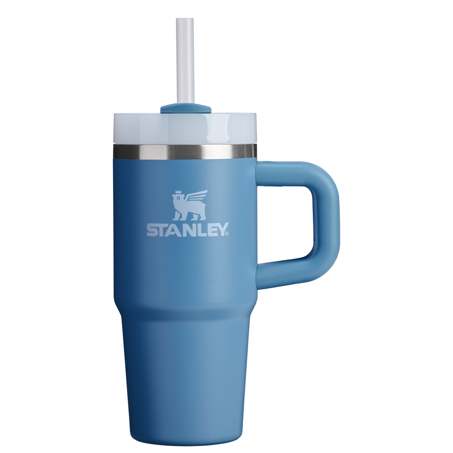 Splash-Resistant FlowState The Quencher H2.O Flowstate Tumbler | Stanley Create D291F - 40oz Large Capacity Car-Cup Friendly Quencher Detail