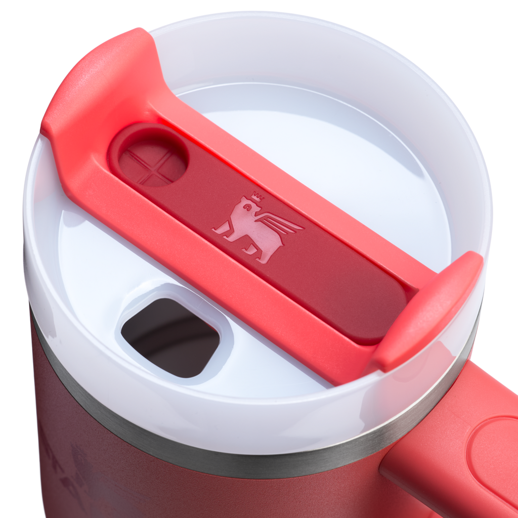 Splash-Resistant FlowState The Quencher H2.O Flowstate Tumbler D068Z - Double-Wall Vacuum Insulated Travel Tumbler with Straw Detail