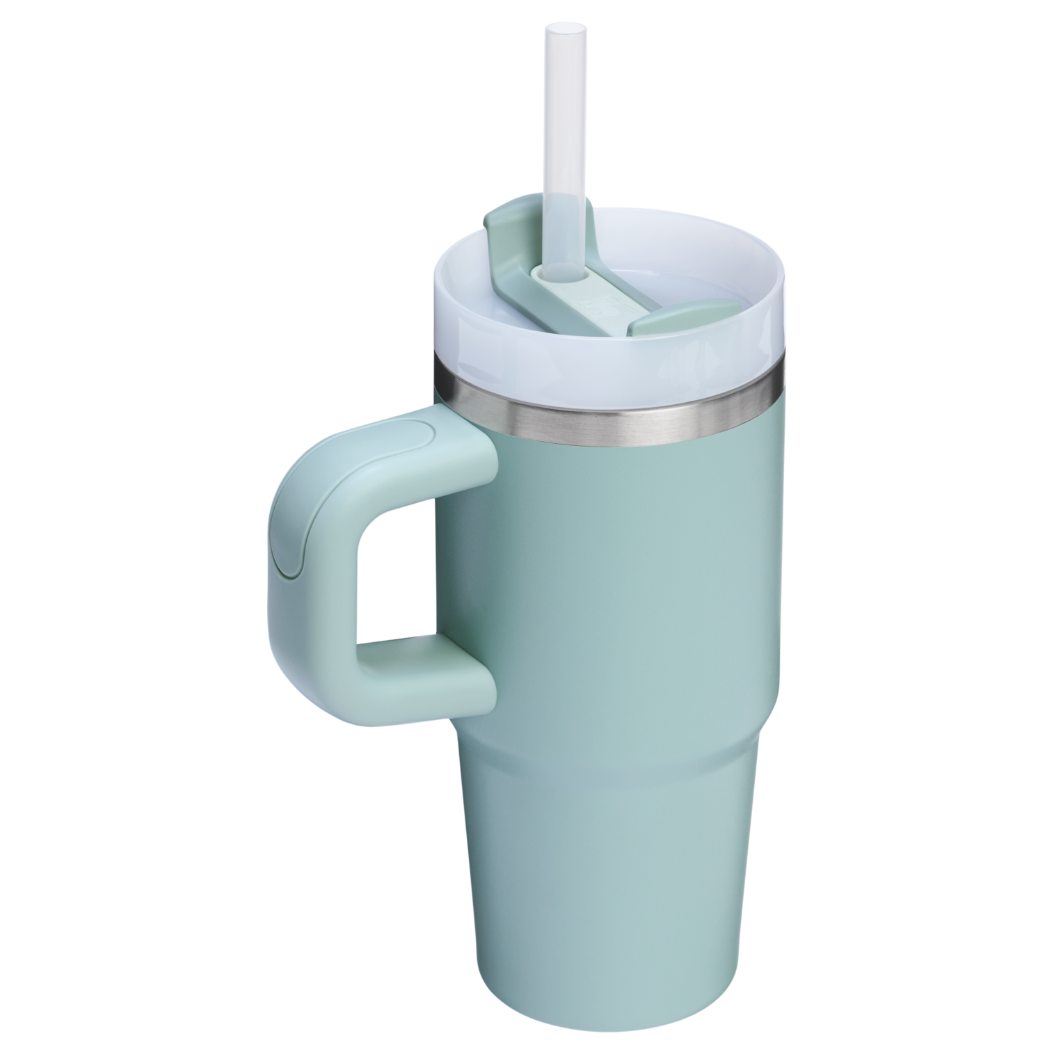 Splash-Resistant FlowState The Quencher H2.O Flowstate Tumbler | Stanley Create D291F - 40oz Large Capacity Car-Cup Friendly Quencher Detail