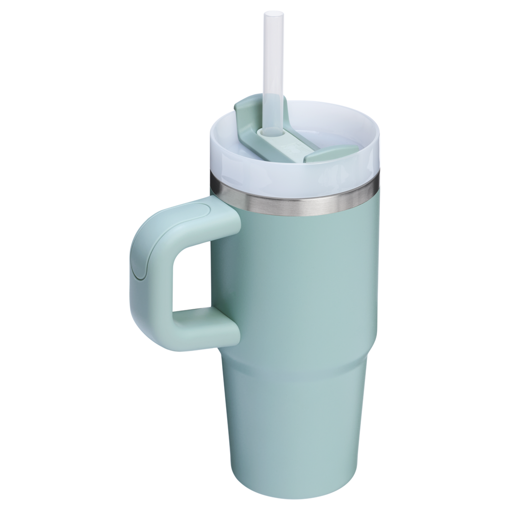 Splash-Resistant FlowState The Quencher H2.O Flowstate Tumbler D068Z - Double-Wall Vacuum Insulated Travel Tumbler with Straw Detail