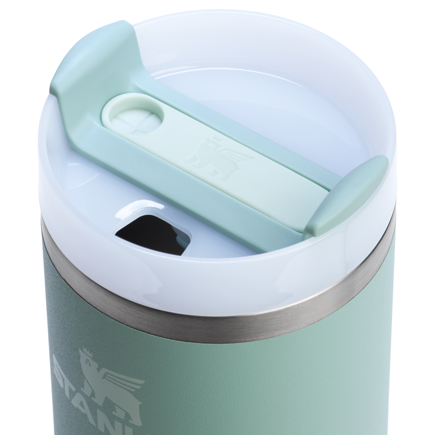 Double-Wall Vacuum The Quencher H2.0 Flowstate Tumbler D214X - Double-Wall Vacuum Insulated Travel Tumbler with Straw Detail