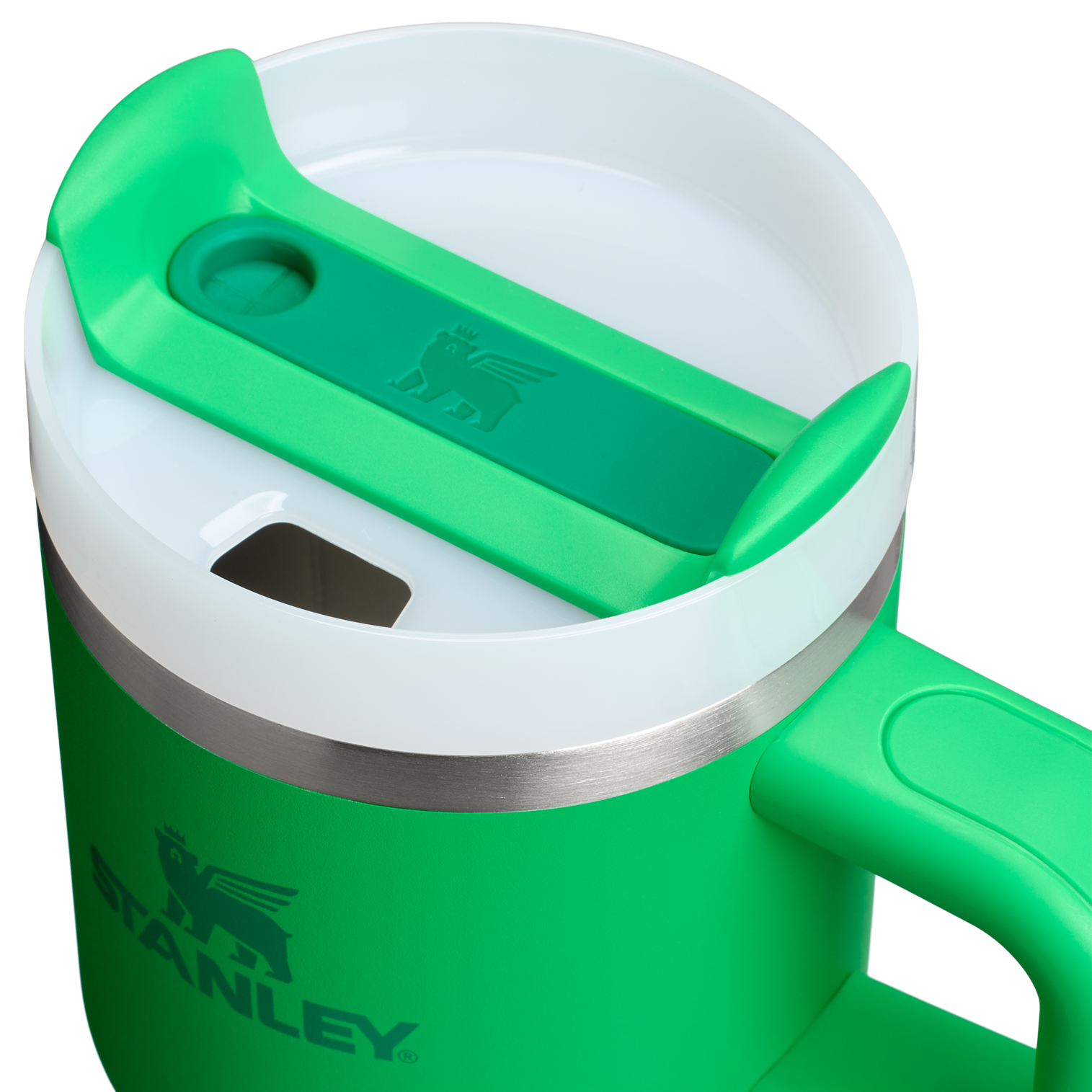 Large Capacity The Quencher H2.O Flowstate Tumbler | Stanley Create D274S - FlowState 3-Position Lid Insulated Travel Mug Detail