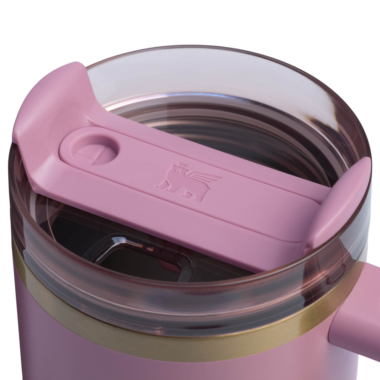 Splash-Resistant FlowState The Quencher H2.0 Flowstate Tumbler D051L - FlowState 3-Position Lid Insulated Travel Mug Detail