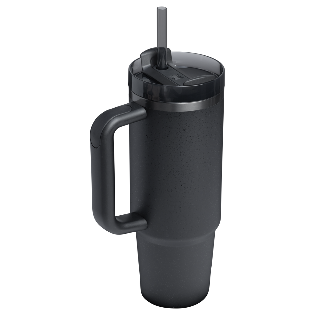 Double-Wall Vacuum The Quencher H2.0 Flowstate Tumbler | Stanley Create D331C - Double-Wall Vacuum Insulated Travel Tumbler with Straw Detail