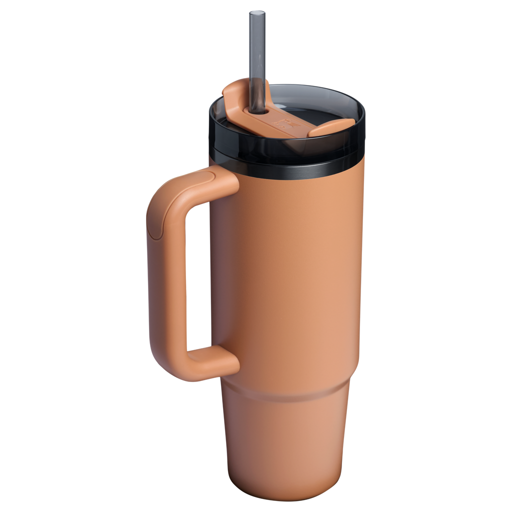 Splash-Resistant FlowState The Quencher H2.0 Flowstate Tumbler D051L - FlowState 3-Position Lid Insulated Travel Mug Detail